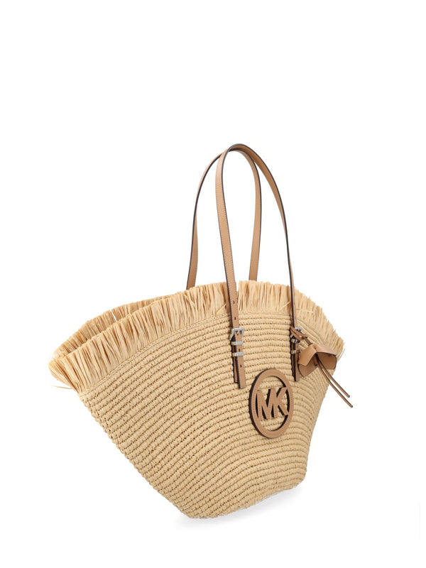 Tote Bag Lg Fan Beige Polypropylene Shoulder