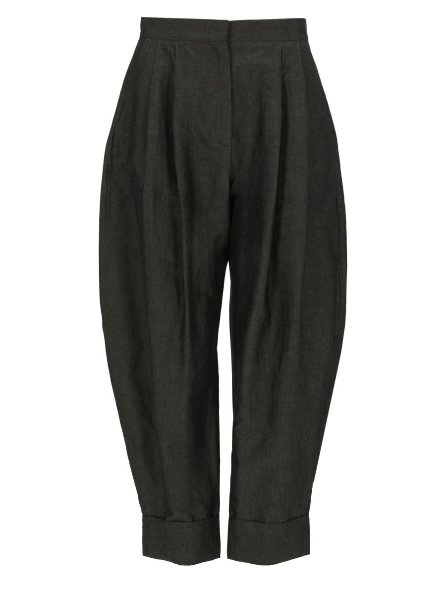 Trousers Cloe Linen-Cotton Charcoal