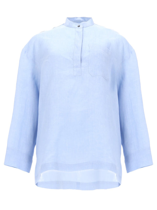 Linen Shirt Azure