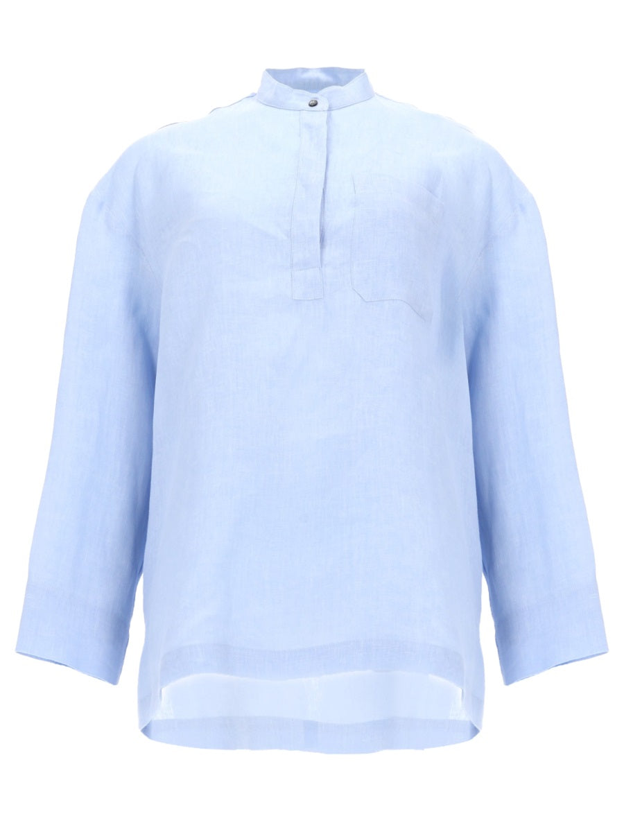 Linen Shirt Azure