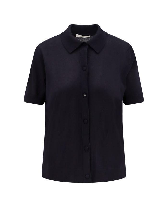 Max Mara Sweaters Blue Lana Vergine