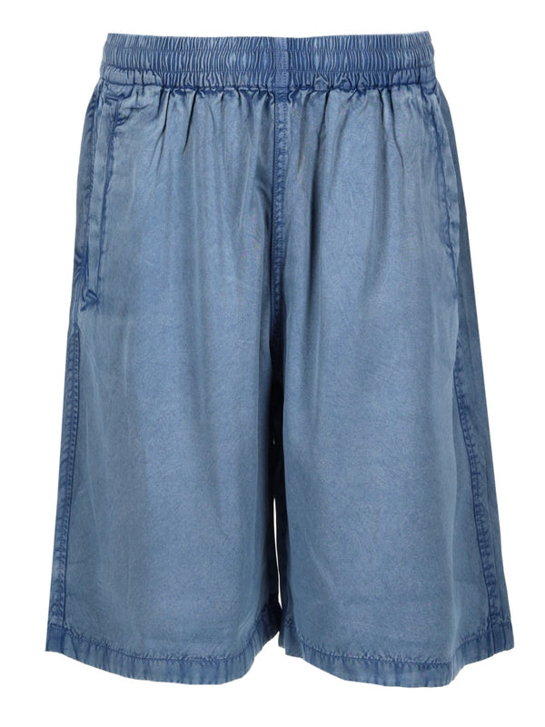 Shorts P-Holg Blue Viscose