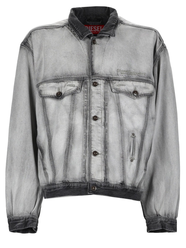 Jacket D-Denver-Fsi Grey Cotton Cly