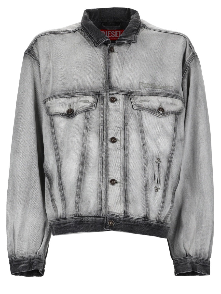 Jacket D-Denver-Fsi Grey Cotton Cly
