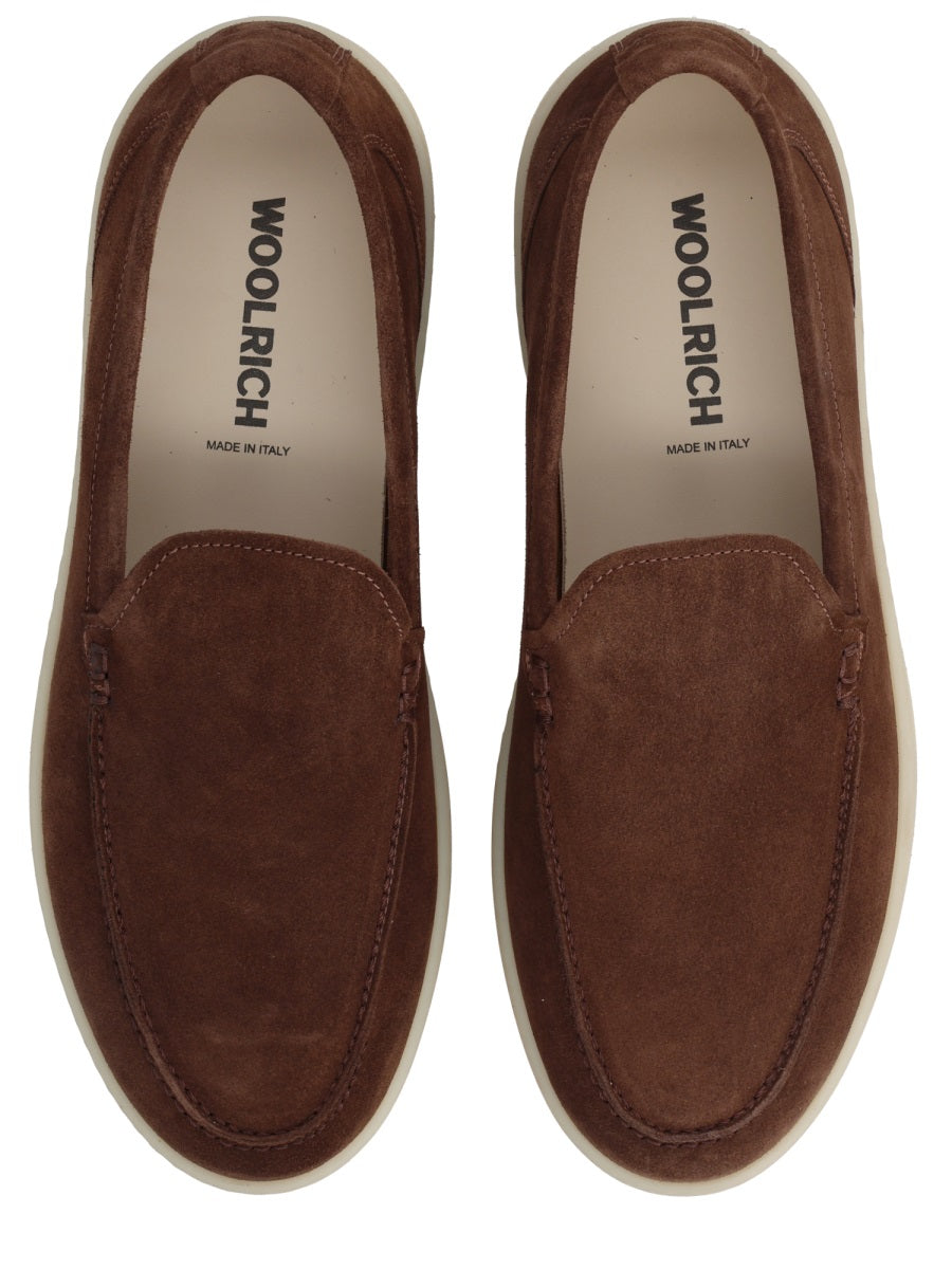 Suede Loafers Brown Leather