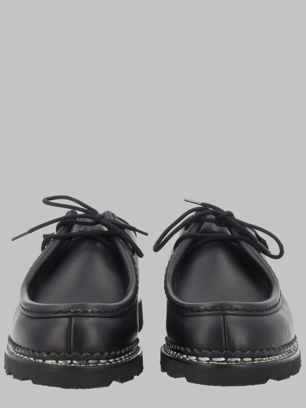 Moccasins Michael Black Calf Leather Lace-up Shoes