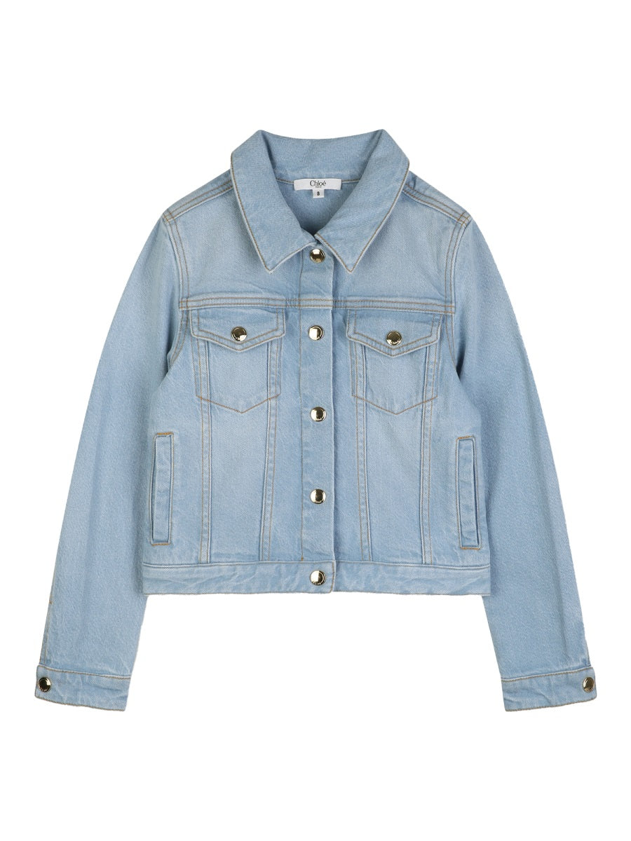 Denim Jacket Grey Cotton