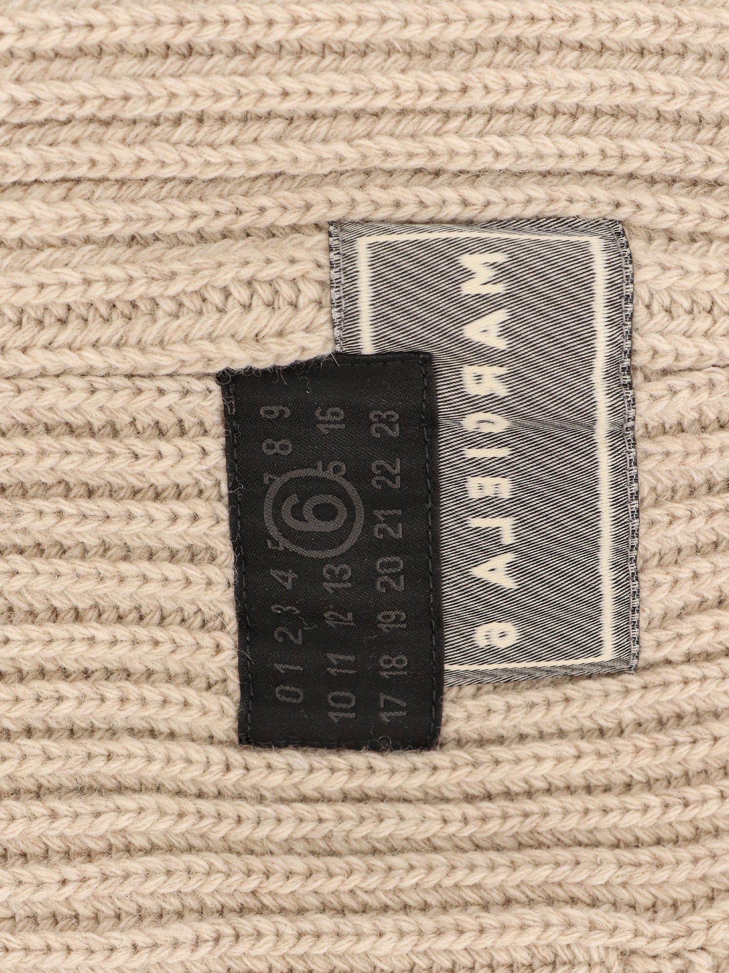MM6 Maison Margiela Hats Beige Melange Lana Poliammide