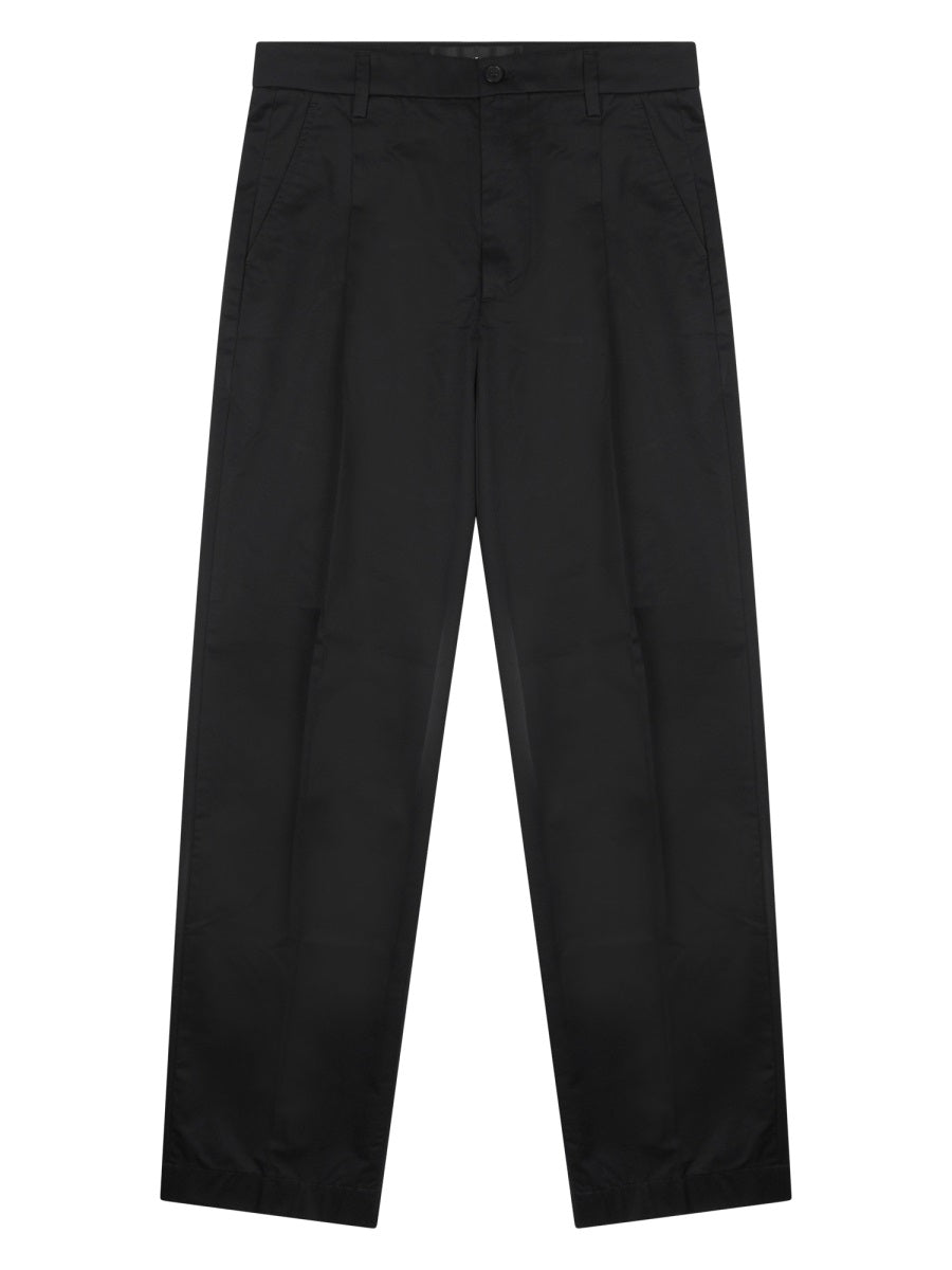 Trousers Gin Black Cotton