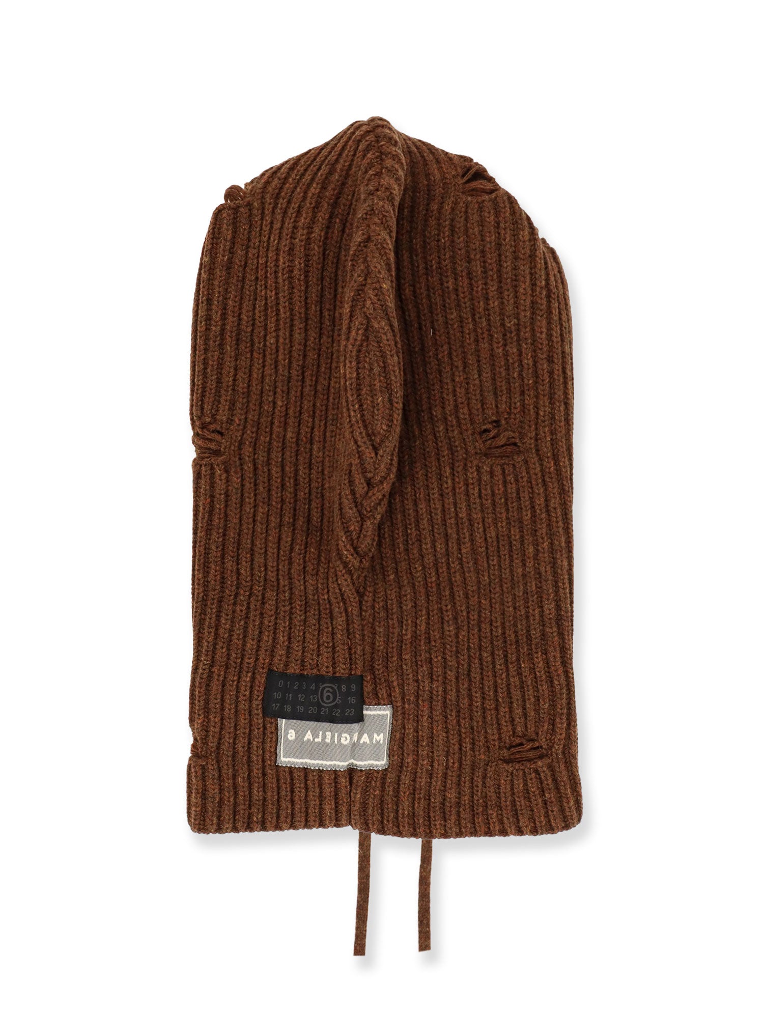 MM6 Maison Margiela Hats Brown Melange Lana Poliammide