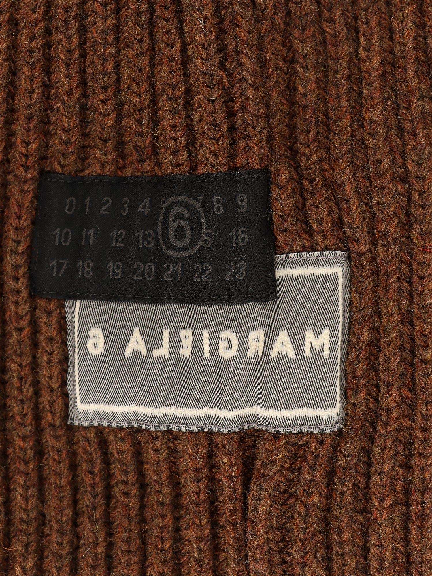 MM6 Maison Margiela Hats Brown Melange Lana Poliammide