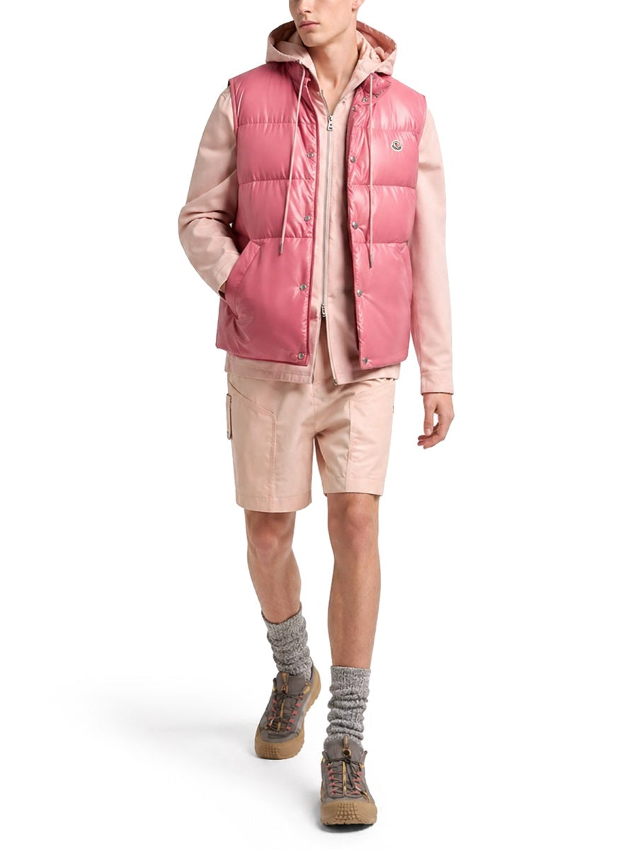 Restigo Logo Gilet Pink Polyester Jacket