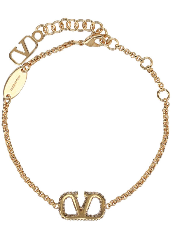 Bracelet Vlogo Signature Gold-Tone Brass Bracelets