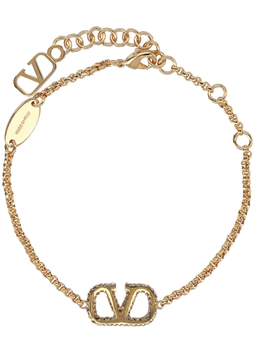 Bracelet Vlogo Signature Gold-Tone Brass Bracelets