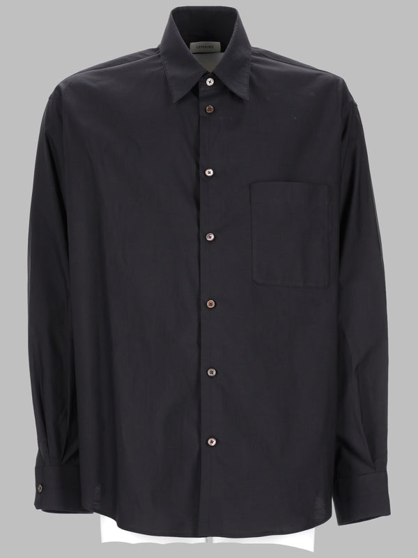 Shirt Cotton-Silk Charcoal