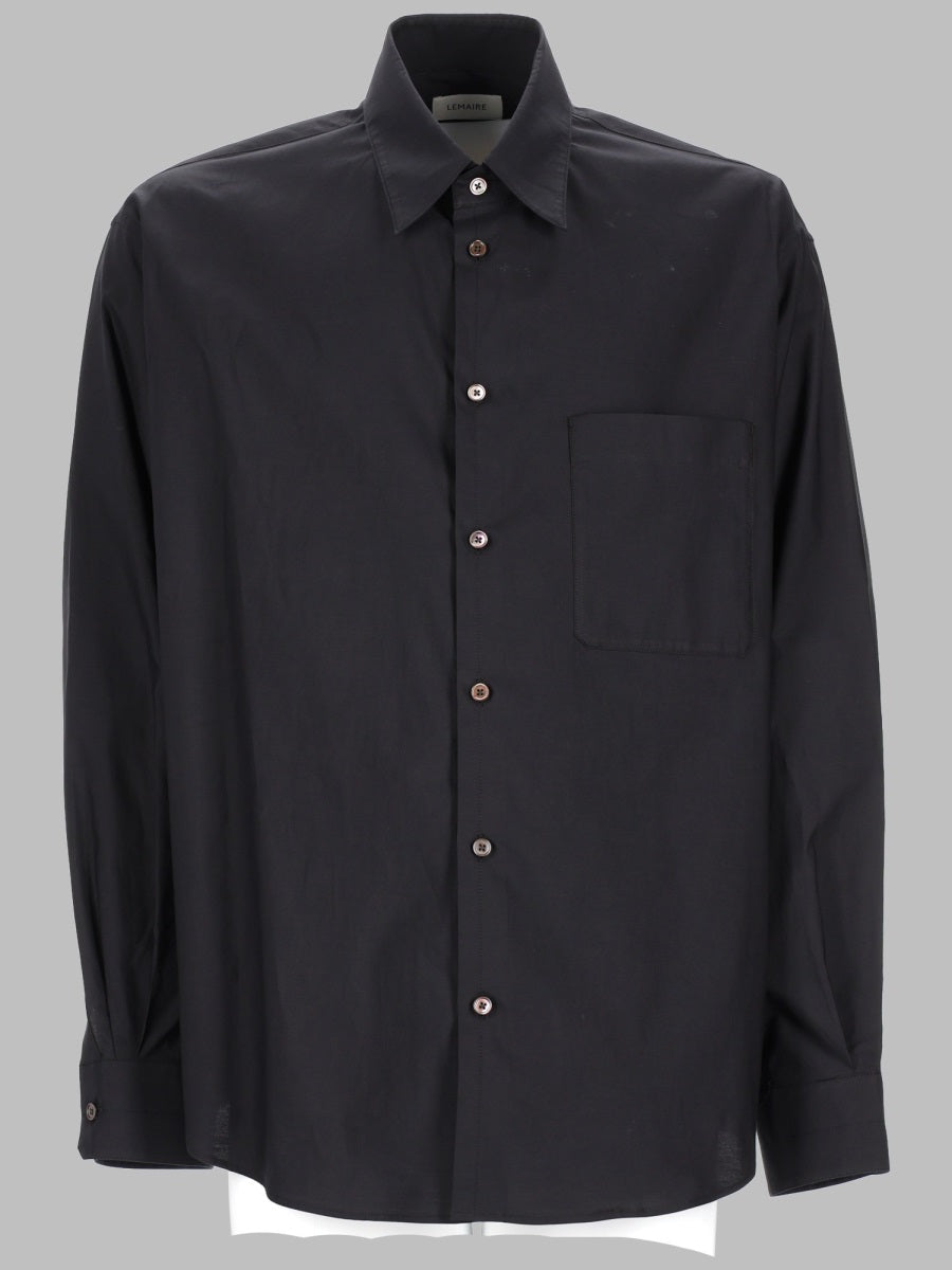 Shirt Cotton-Silk Charcoal