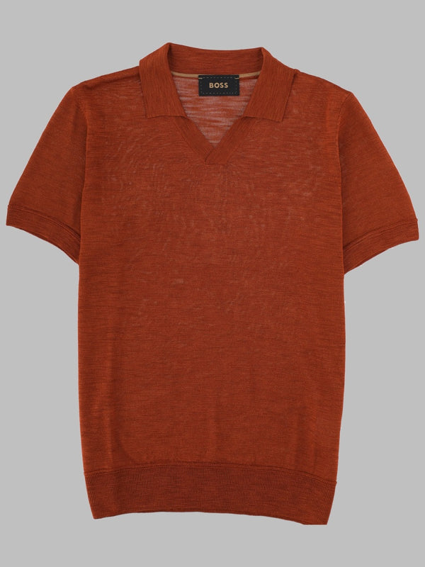 Polo L-Naden Silk Brown Shirts