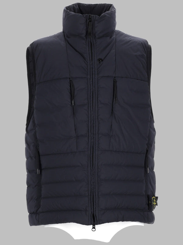 Gilet Seamless Tunnel Nylon Blue Polyamide Waistcoats & Gilets