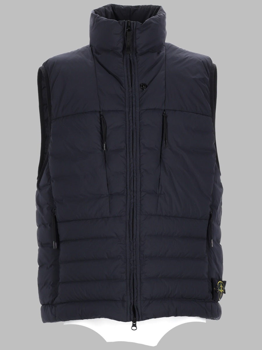 Gilet Seamless Tunnel Nylon Blue Polyamide Waistcoats & Gilets