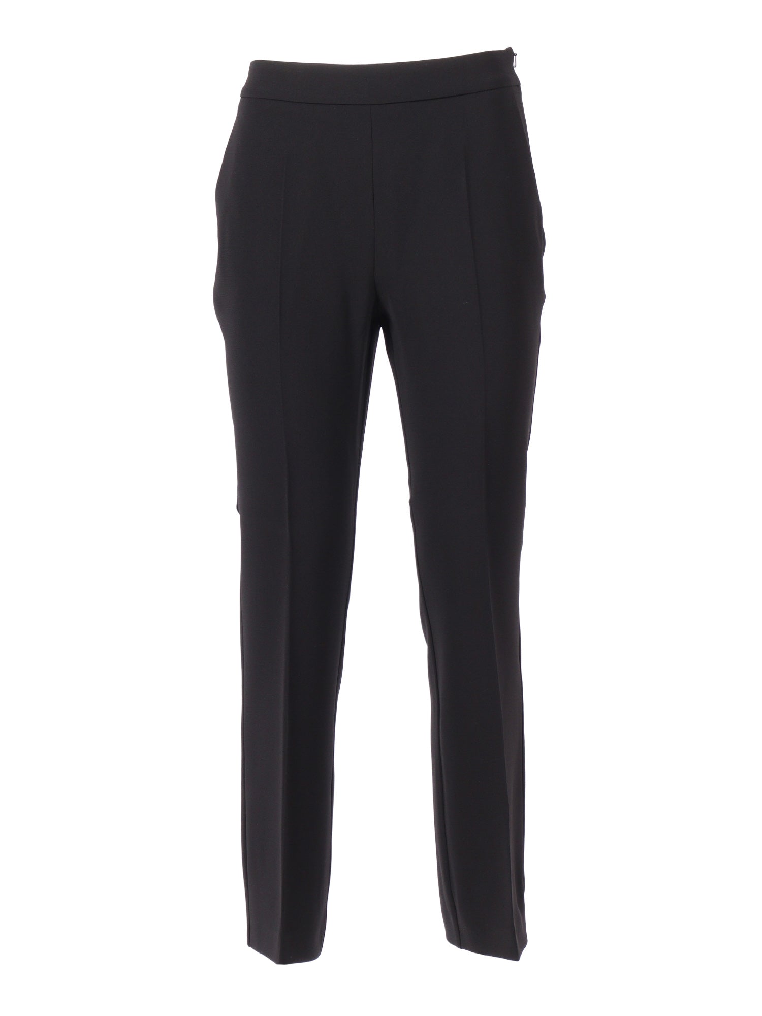 TROUSERS Black Triacetate Polyester Pant