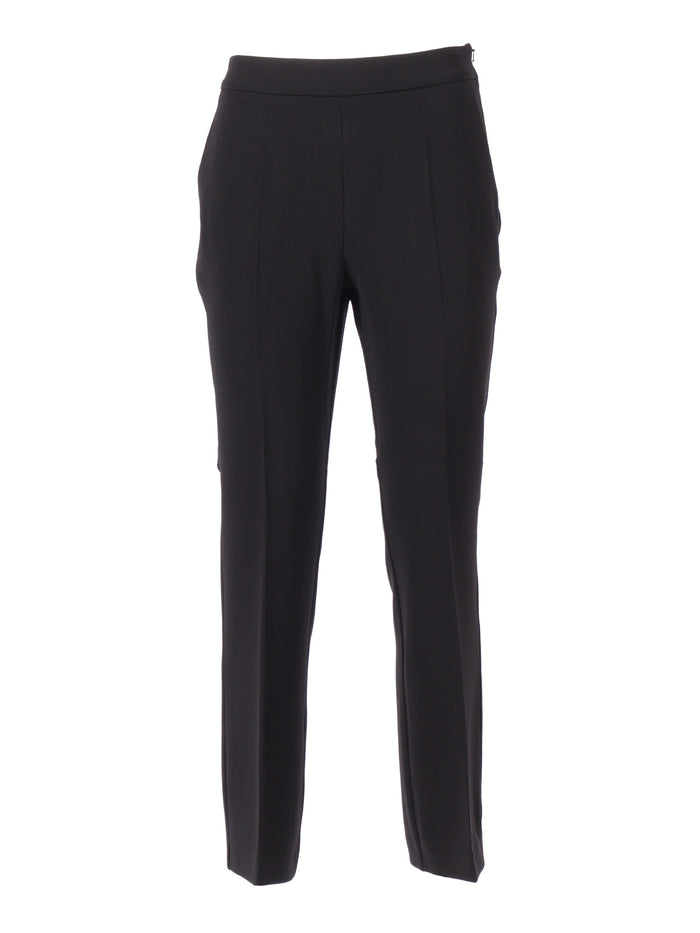 TROUSERS Black Triacetate Polyester Pant