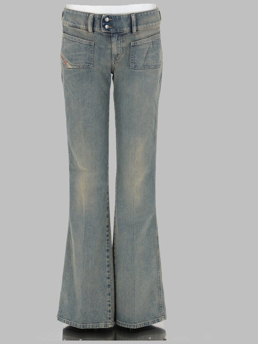 Bootcut Jeans D-Hush Denim Cotton Elastane