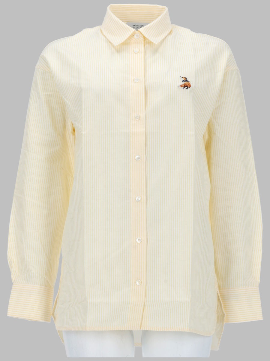 Shirt Dreaming Fox Yellow Cotton