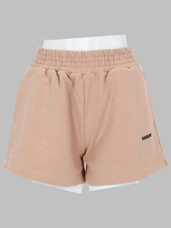 Cotton Shorts Beige