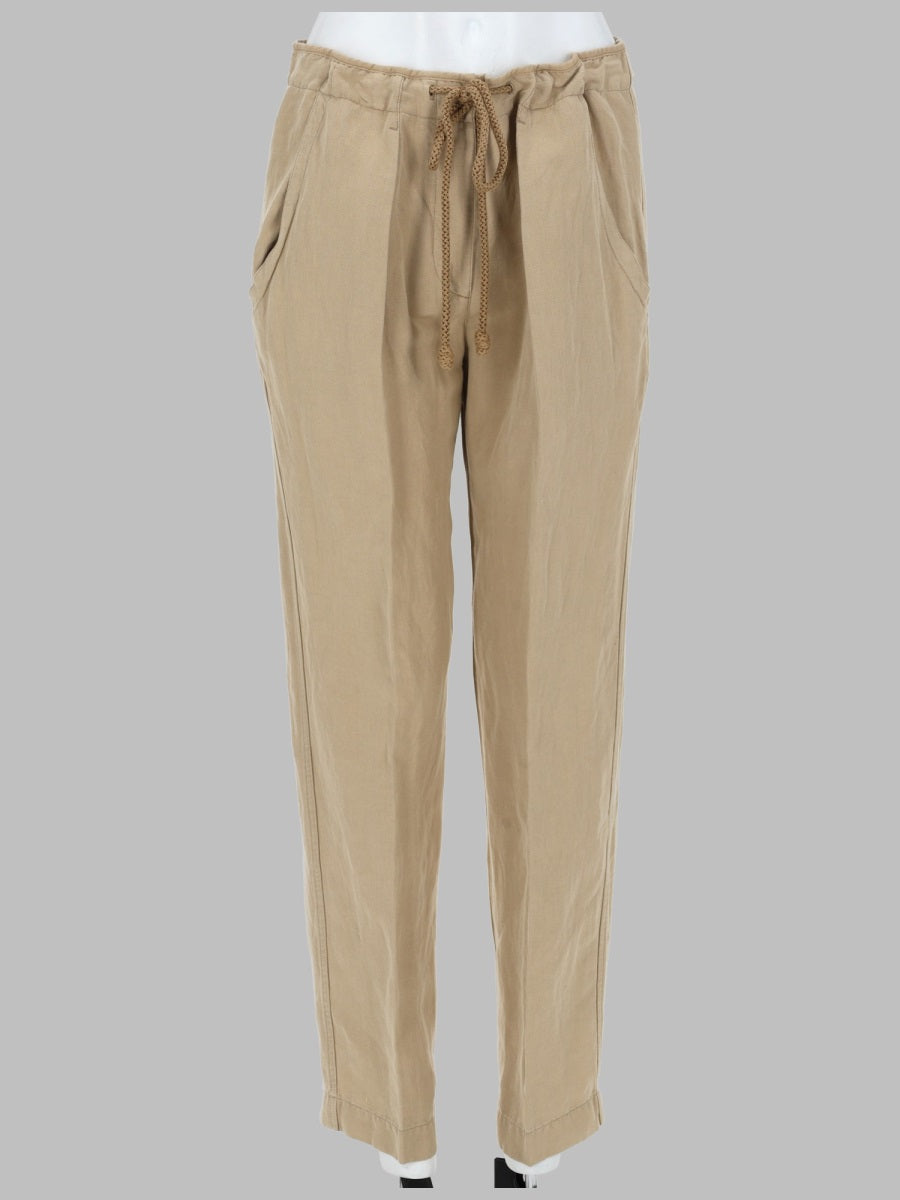 Trousers Sharony Beige Linen