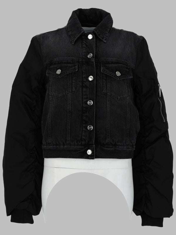 Denim Jacket Black Cotton