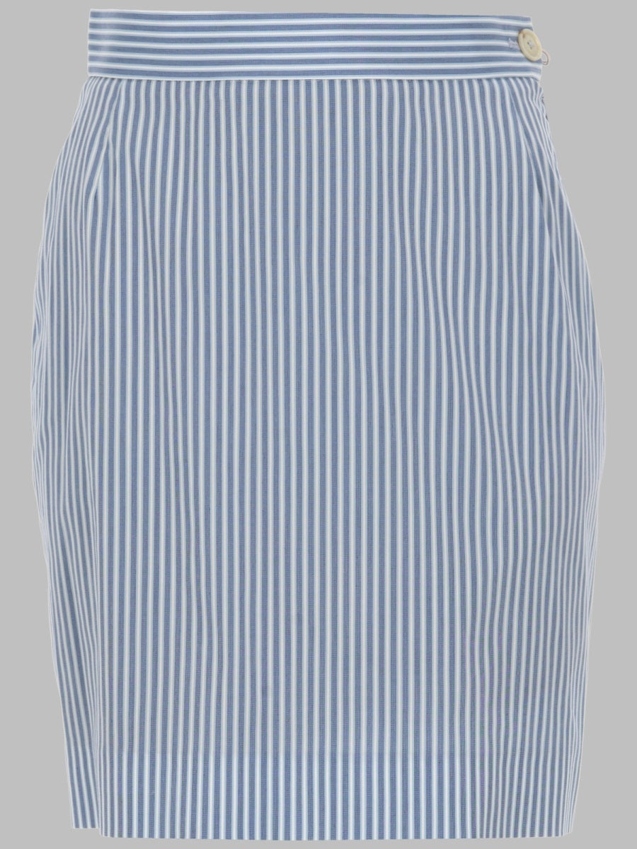 Skirt Crotch 45 Baby Blue Cotton Polyamide Elastane