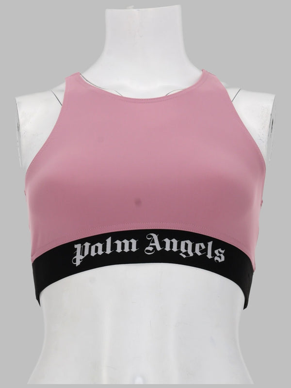 Top Classic Logo Pink Polyamide Elastane Tops