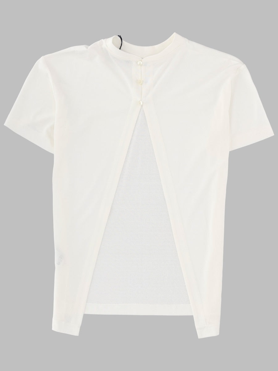 Top Ventadou White Paper Polyester Tops