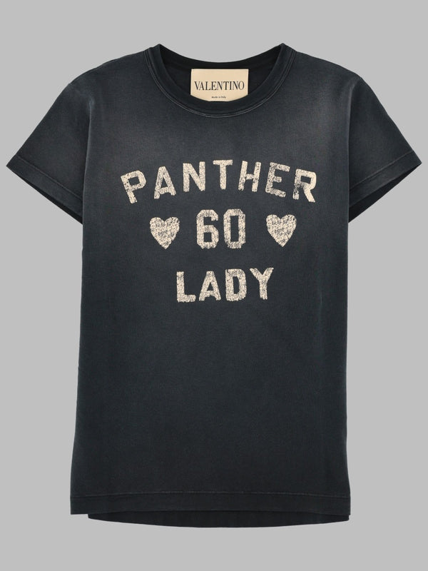 Black Printed Cotton T-Shirt T-shirts