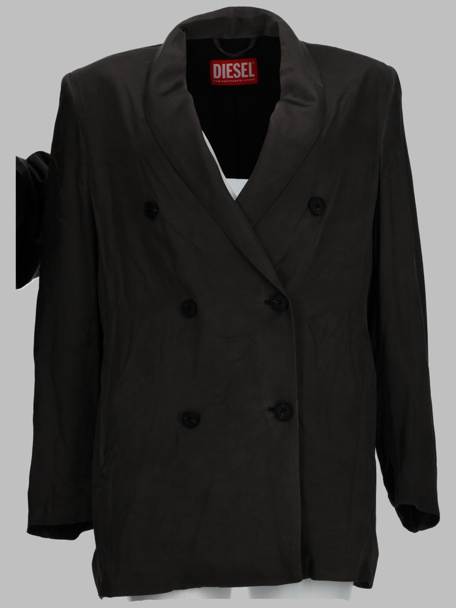 Blazer Viscose Grey Jacket