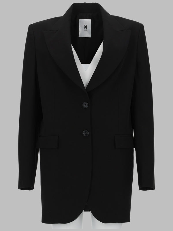 Wool Jacket Victoria Black Virgin