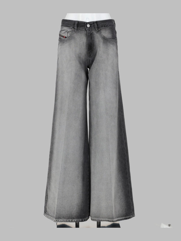 Flared Jeans 1978 D-Akemi Grey Cotton