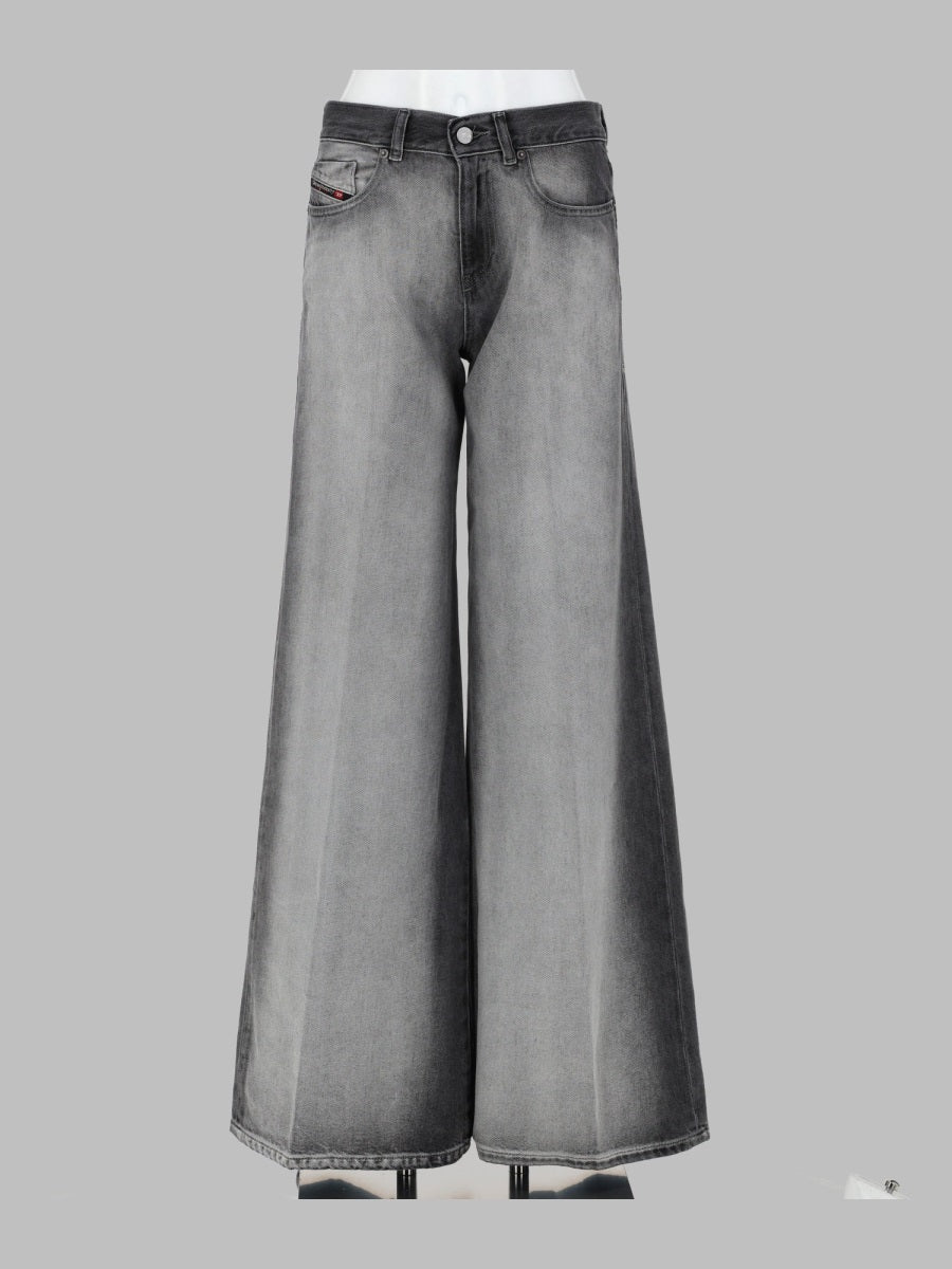 Flared Jeans 1978 D-Akemi Grey Cotton
