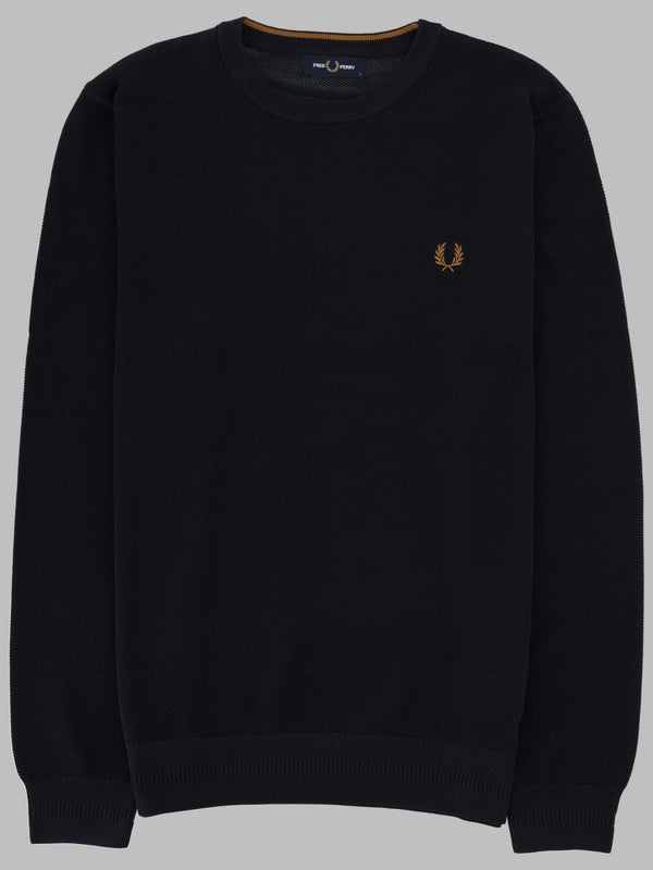 Jumper Piqué Cotton Blue Jumpers