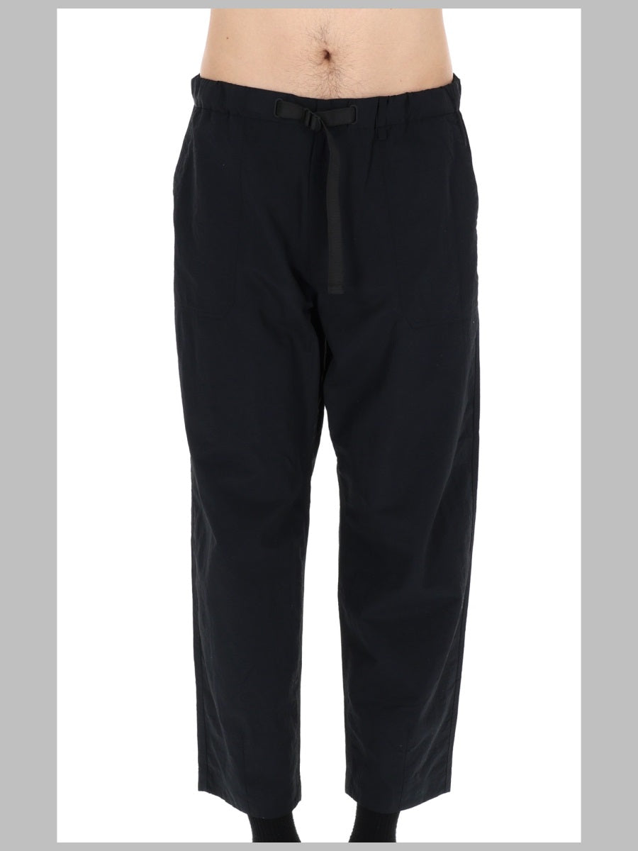Technical Fabric Trousers With Belt Black Polyamide