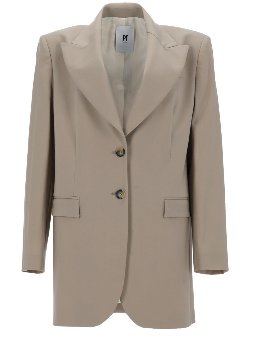 Wool Jacket Victoria Beige Virgin