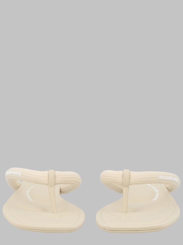 Thong Sandals Jenna Tubular Beige Polyester
