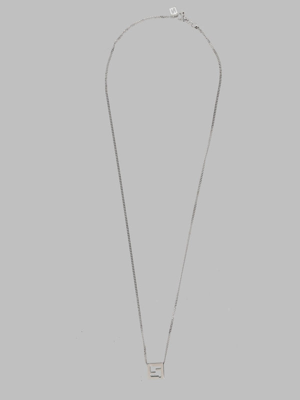 Necklace Ff Silver-Tone Brass Necklaces