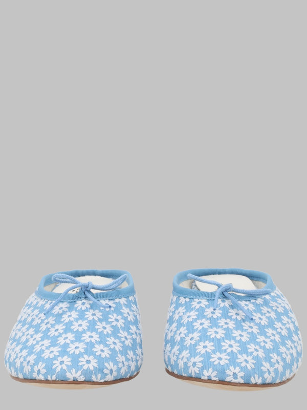 Mule Camille Azure Cotton
