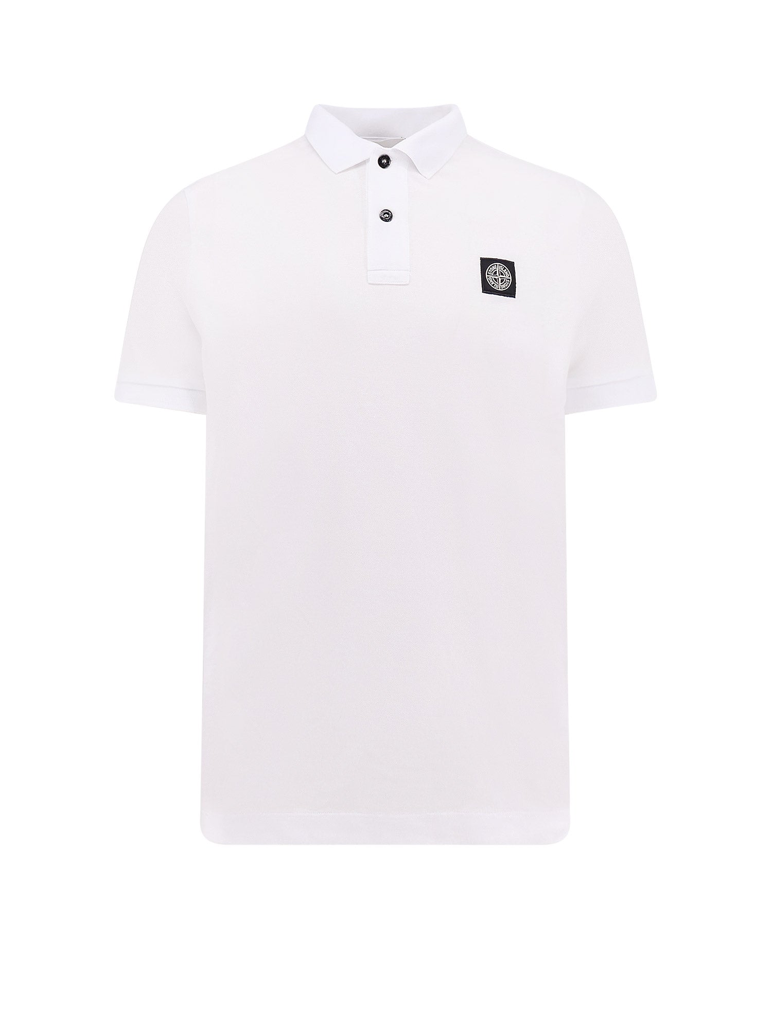 Stone Island T-shirts and Polos White Capo: Elastan + Cotone