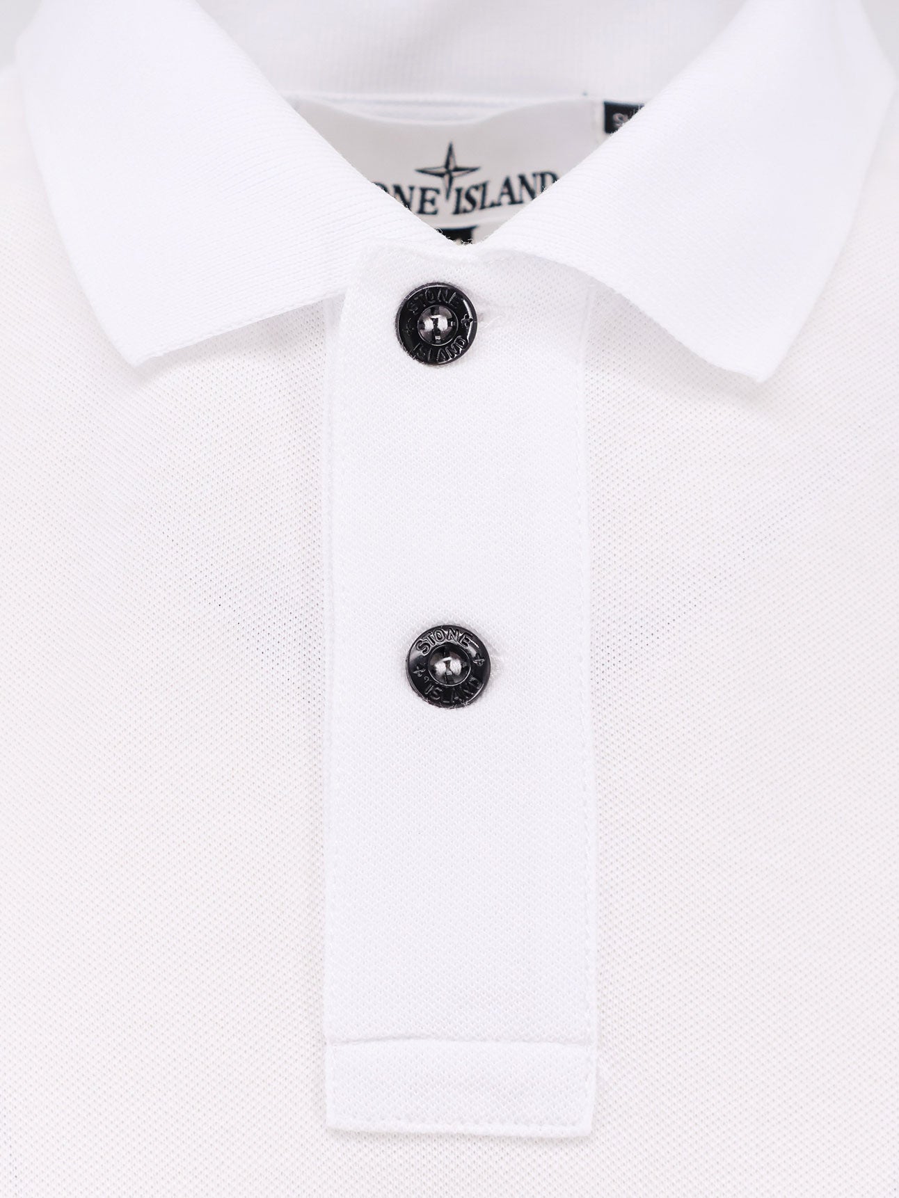 Stone Island T-shirts and Polos White Capo: Elastan + Cotone