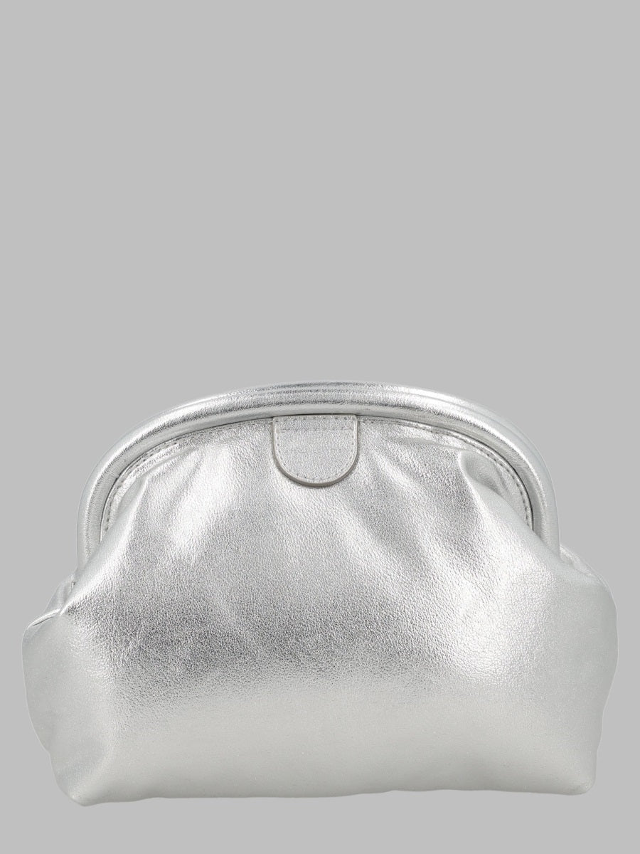 Clutch Falabella Silver Polyamide Handbags