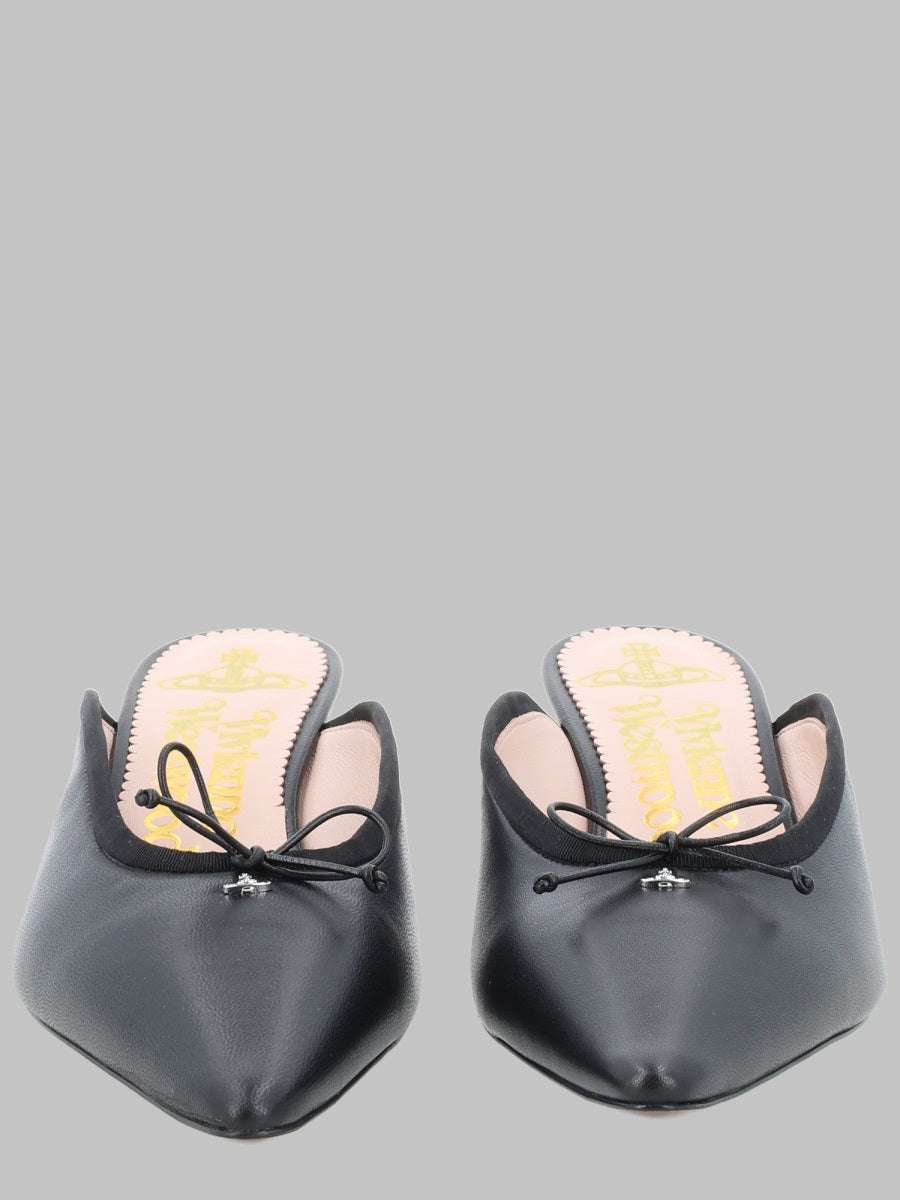 Mule Margo Black Lamb Leather