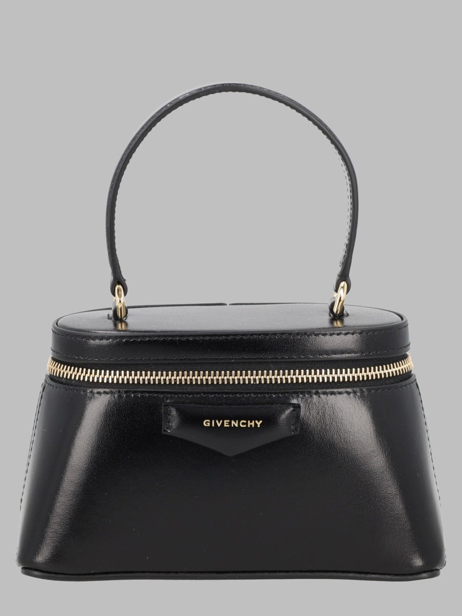 Vanity Case Antigona Black Calf Leather Handbags