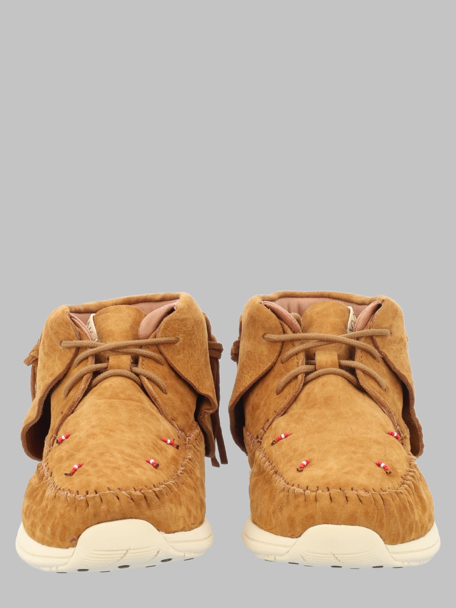 Lace-Up Ankle Boots Lhamo-Folk Buff Lamb Skin Shoes